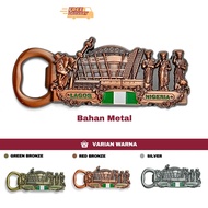 Nigeria country bottle opener magnet Souvenir, African souvenirs
