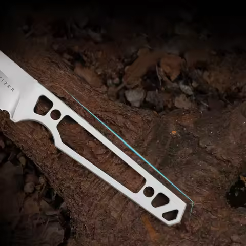 Kizer Fixed Blade Knife 1079A1/A2/A3 Phasmids AEB-L Steel Blade G10/Chocolate Glacier/Micarta Handle