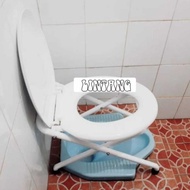 Closet closed duduk Kursi Toilet Kloset WC Duduk Portable