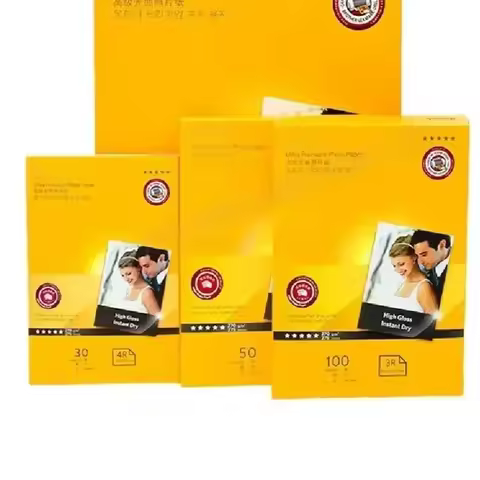 Photo Paper 5 6 7 Inch A6 A4 High Gloss 4r Waterproof Inkjet Printing RC 230GSM 200GSM 180GSM Album 