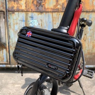 For Brompton/Birdy Folding Bicycle Hard Shell Bag Multicolor With Fixed Bracket Stylish Storage Bag Individual Decoration