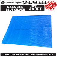 DO NOT ORDER FOR EXCLUSIVE CUSTOMERS ONLY SAKOLINE BLUE SILVER PLASTIC TYPE FOR COVER