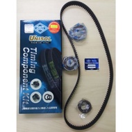 Mitsubishi Lancer 1.6 MIVEC,CK4A 4G92,93(1992-)DOHC timing belt kit set,Japan,100,000km(Unisol)(154Y