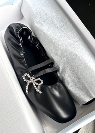 [แนะนำ +2 ไซส์]  Flynn - Ballet Flats Room Service Collection รองเท้าคัทชูสีดำ นุ่มมากก พร้อมดีเทลสา