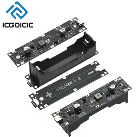 5V/9V/12V Type-C 18650 Boost UPS Module with Simultaneous Charge & Discharge for Raspberry Pi Arduin