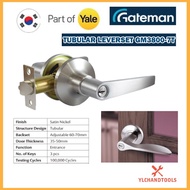 [READY STOCK] GATEMAN PART OF YALE TUBULAR LEVER SET  (ENTRANCE) GM3800-7T | TOMBOL PINTU BILIK RUMA