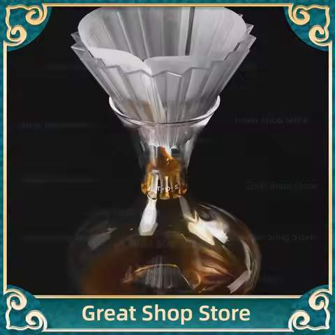ORIGAMI TOS Tetsu Kasuya Collaboration Glass Coffee Server Aroma Carafe Pour Over Sharing Pot Japane