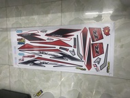 tem rời đỏ đen trắng dán xe wave RSX 110