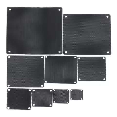 Dust Filter for Computer Cooler Fan, PC Cooler Fan Dust Filter Mesh PVC Computer Fan Dustproof Cover