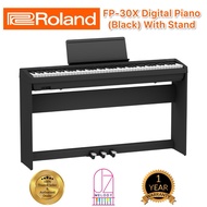 [Pre-Order] ROLAND FP-30X 88-Key Digital Piano Home Package (FP30X / FP 30X) with BLUETOOTH (Black /
