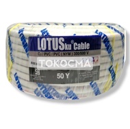 Kabel Listrik Kawat NYM 2x2.5 2x25 mm 50Y LOTUSKU 2x25mm 50 Yard SNI