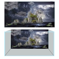 3D Painting Aquarium Stickers Fish Tank Stickers Suitable for Arowana Blood Fish Tanks, 9999, Discus