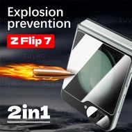 2 in 1 For Samsung Galaxy Z Flip 7 2025 Screen Protector Film Camera Lens ZFlip7 6 5 Phone Tempered 