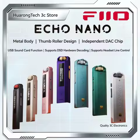 FiiO SnowSky ECHO MP3 NANO Portable Lossless HiFi Music Player High Resolution Audio DAP Portable Mu