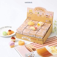 NARCISSUS13A0E 1Pcs Baking Box,  Soft Squeeze Dessert Toys, Gifts Style Random Croissant Kawaii Inde