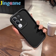 Jingsanc màu trơn Ốp lưng silicon cho iqoo z10x vỏ điện thoại nhựa TPU mềm đầy đủ Bảo vệ máy ảnh chố