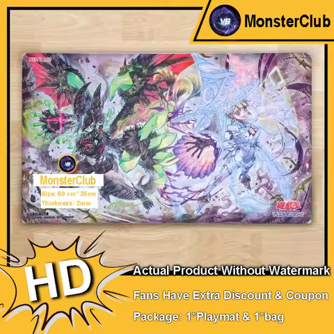 YuGiOh Diabellstar Vengeance Playmat Diabellze the White Witch TCG CCG Mat Board Game Pad Trading Ca