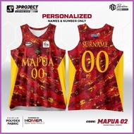 ☢ ✟ ☫ MAPUA BASKETBALL RED JERSEY ESCAMIS (PERSONALIZE NAMES & NUMBER MAPUA)