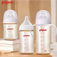 3nd Generation Pigeon PPSU Wide Neck Bottle Botol Softouch Teat Nipple Susu Puting Botol 5oz/8oz/11o