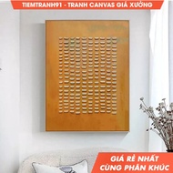 Wall painting, Beige Minimalist Painting Wabi Sabi Art Beige Wall Art 3D Texture Painting Orange Abs