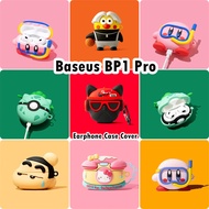 【imamura】For Baseus BP1 Pro Case Earphone Case Trendy Cartoon Soft Silicone Casing NO.1