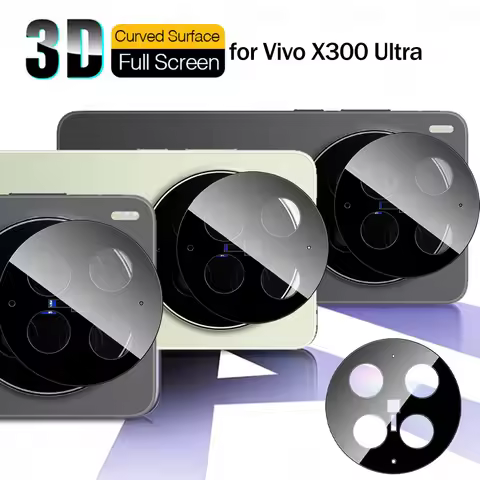 3D Curved Lens Protector Glass Case For Vivo X300 Ultra X300Ultra X300U X300Ultra 5G Global HD Camer