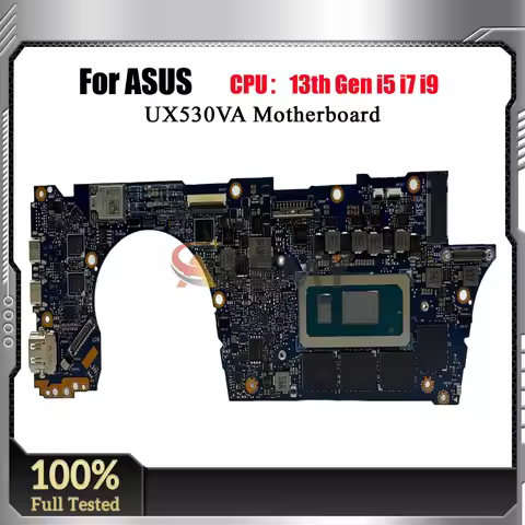 UX5304VA Laptop Motherboard For ASUS ZenBook UX530VA UX5304 Notebook Mainboard With 13th Gen i5 i7 i