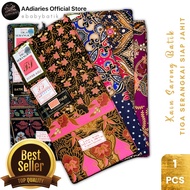 TIGA SERANGKAI SIAP JAHIT Kain Sarung Batik Viral Super Asli Original 100% Cotton Serap Air Batik Ja