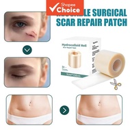 Silicone Scar Sheets Roll 5*150cm Medical Scar Tape Reusable For Surgical C-Section Scar Repair