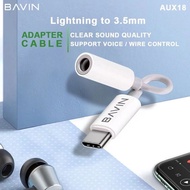 BAVIN AUX18 Headphone Adapter w/ AC Type-C 3.5mm Female & Audio AUX Cable
