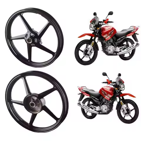 Motorcycle Aluminum Wheel for Jianshe Yamaha YBR125 JYM125 Alloy Wheel Rim Front Disc 1.85-18 Rear D