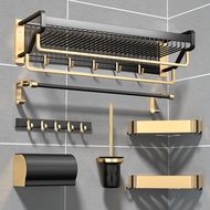 Wall-Mounted Bathroom Accessories Bathroom Rack Toilet Products Storage Shampoo Rack Towel Rack Bathroom Organiser