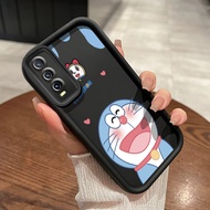 Casing Hp VIVO Y20 Y20s Y20i Y20T Y12s Y12a Y30G Y11s Case Pola Doraemon yang lucu Silikon yang menebal pencegahan jatuh Softcase Casing ponsel desain baru Kesing