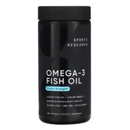 Sports Research Omega-3 頂級85% 魚油 三倍功效 90粒軟凝膠