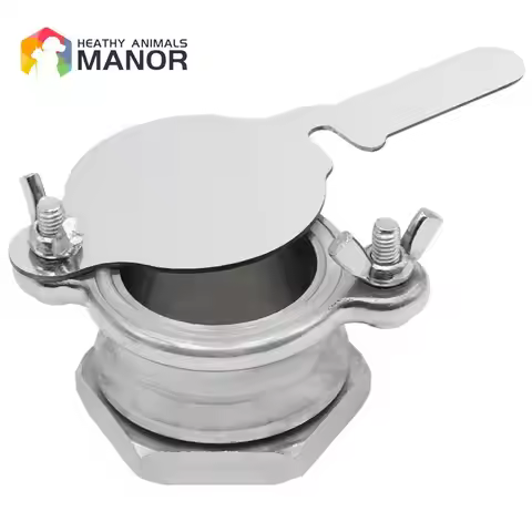 1Pcs Stainless Steel/Plastics Honey Gate Honey Valve Honey Tap for Honey Extractor Beekeeping Suppli