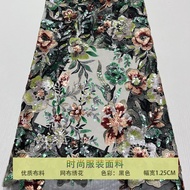 Black Gauze Fabric Dress with Sequin Embroidery - Perfect for Weddings