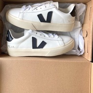 全新 VEJA Campo 休閒小白鞋 黑V黑尾 男女通用