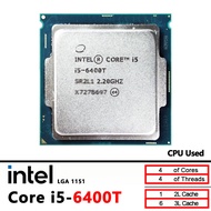 Intel | 6400T Intel Core i5-6400T 2.2 GHz Used Quad-Core Quad-Thread CPU  6M 35W LGA 1151