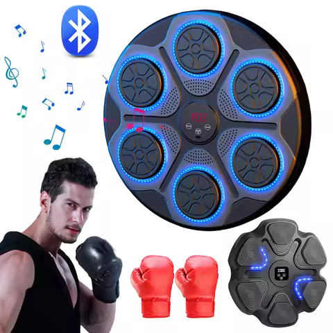 New Smart Music Boxing Machine Adult/Children Sports Fitness Boxing Trainer Home Exercise Response T