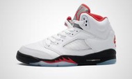 S.G Air Jordan 5 Fire Red 限量 白紅黑 流川楓 喬丹 五代 籃球鞋 女鞋 440888-102