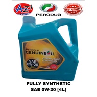 PERODUA FULLY SYNTHETIC SAE 0W-20 (4L)
