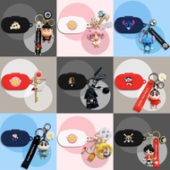 For Baseus Bowie MA10 Pro Case Creative Cute Bear Keychain Pendant Cartoon Crayon Shin-chan Silicone