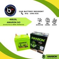 [ Installation Provided ] 38B20L 46B20L NS40ZL ] Amaron Go | Car Battery Myvl Viva Axia jazz brv Hon