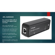 2x2ch Dante to USB-C Two-way Converter , AVL AUD22UC SG
