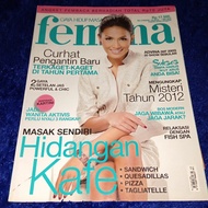 Majalah FEMINA no.17 mei 2009 cover:ADVINA