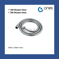 Onimi Italia - 1m 2m (100cm / 200cm) Heavy Duty Stainless Steel Shower Hose / Flexible Hose