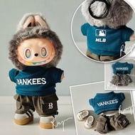 現貨【🔺正版】New York yankees 🩷 MLB / labubu 娃衣 褲T恤 公仔衫 企企 坐坐 3.0 / crybaby / DIMOO / zsiga/ 星星人 / Molly /