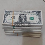 Koleksi Amerika Pecahan 1 One Dolar 100 Lembar Kondisi Mulus