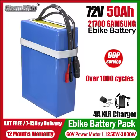 72V Bafang 3000W Electric bicycle Battery 72V 20ah 30ah 40ah 50ah E bike 84V 5000W Power Electric ve