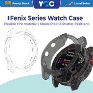 Case Cover Compatible with Garmin Fenix 7 Fenix 7x Fenix 6x Fenix 6 Fenix 5X Fenix 5s  Soft TPU Prot